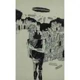 Laxma K Goud, Laxma Goud, June, 1968, Ink on Paper
