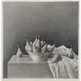 Akira Arita, Bowl of Pears, Pencil on Paper