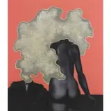 Andrey Lekarski, Nude with Headless Man, Oil on Canvas