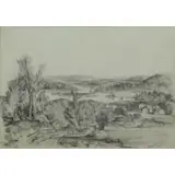 Edward Seager, Massabesic, NH, Pencil on Paper