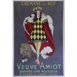 Leonetto Capiello, Cremant du Roi / Veuve Amiot, Antique Lithograph Poster