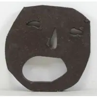 Face by Menashe Kadishman, Iron sculpture, sold Jul 2016