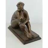 Shirley T Smith, Nawa, 1997, Patinated Bronze