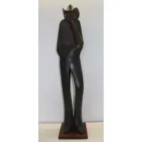 Bill Prokopiof, Bill Prokopiof (American, active in Alaska, 1944 - 1999), Bronze Cowboy