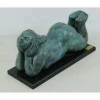 Kati Paldi, Reclining Female Nude, Bronze