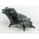 Haim Azuz, H. Azuz, Patinated Bronze