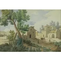 Joseph Antoine David, Collection Livon-Daine, Watercolor