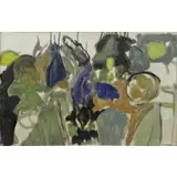 Avigdor Stematsky, Abstract Composition, Oil on Canvas