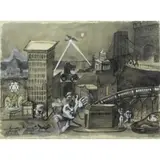 Edgar Levy, Study for the History of New York, 1940-1945.