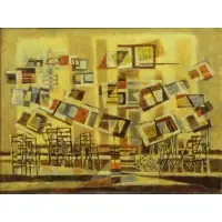 Georges Schreiber, Symphonic, 1962, Oil on Canvas