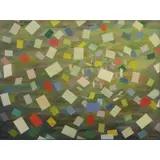 Alfred D. Crimi, Geometric Abstract Composition, Oil on Canvas