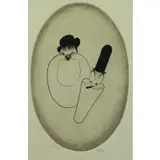 Al Hirschfeld, Laurel and Hardy, Etching "Laurel and Hardy"