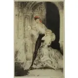 Don Juan by Louis Icart, 1928, Etching "Don Juan" 1928, sold Jun 2016