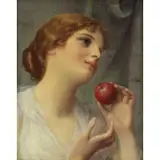 Alfred Seifert, Modern Eve, Oil on Board "Modern Eve"