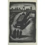 Geroges Rouault, La Petite Banlieue, 1929, Lithograph From "La Petite Banlieue" 1929
