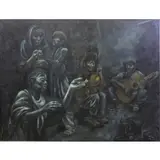 Moshe Gat, Mexico, 1960, Oil on Canvas