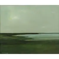 Anne Packard, Marsh, Provincetown, MA, 2002, Oil on Canvas "Marsh, Provincetown, MA" 2002