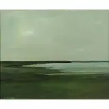 Anne Packard, Marsh, Provincetown, MA, 2002, Oil on Canvas "Marsh, Provincetown, MA" 2002