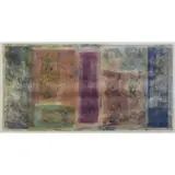 Karen Erla, Abstract Composition with Handprints, Large Mixed Media on Paper