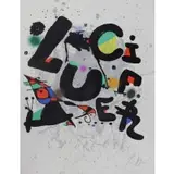 Joan Miró, Lucifer, Pencil signed lower right, numbered 9/75 lower left