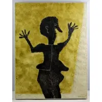 Rufino Tamayo, Mixograph of a Figure