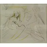 Cleopatra by Salvador Dalí, Color Etching "Cleopatra", sold Jul 2015