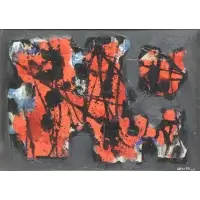 Jacob Wexler, Rose Sheskin Gallery label affixed verso, Polyvinyl Acetate on Board