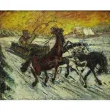 Sacha De Puchalo, Troika, Oil on Canvas