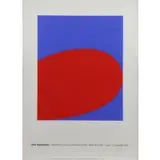 First Impressions Early Prints by Forty-six Contemporary Artist's 4 June -10 September 1989 by Ellsworth Kelly, Walk Art Center Screenprint Poster, Red/Blue, sold Jun 2015