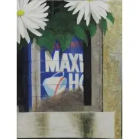 Walter Cade III, Maxwell House Coffee Can, Mixed Media on Canvas