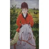 Susan Eisendieck, Promenade a Cheval, Oil on Canvas