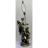 Industry Rewarded by Alexis Felicien Edouard Pepin, Large Bronze Figural Grouping "Industry Rewarded", sold Jun 2015