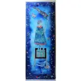 Doris Hall, Enamel on Copper Figural Plaque