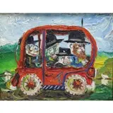Peter Derer, The Outing, Oil on Masonite