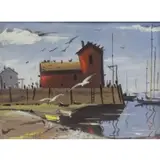 Herbert Scheffel, Howard Scheffel, Gouache on Paper