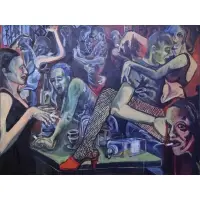 Elissa Leberman, Youth Juice, Oil on Canvas "Youth Juice"