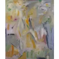 Alexander Minewski, Abstract Figure, Oil on Canvas