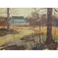 M.F Jones, Untitled, Oil on Canvasboard