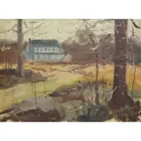 M.F Jones, Untitled, Oil on Canvasboard
