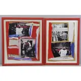 Robert Lederman, Stop Arresting Artist's, Two Mixed Media Works on Cardboard "Stop Arresting Artist's"