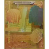 Michael Gallagher, For Barbara / Love Mike, Mixed Media Abstract on Paper