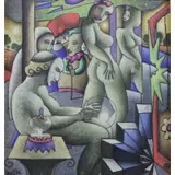 William O'Keefe, W O'K, Oil on Canvas