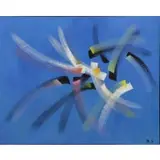 Marianne Schnell, Untitled, 1968 Abstract Oil on Canvas