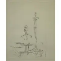 Alberto Giacometti, The Search, Etching "The Search"