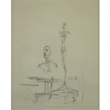 The Search by Alberto Giacometti, Etching "The Search", sold May 2015