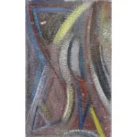 Clark Murray, Clark Murray, American, late 20th C. Dimensions: 48.25" high x 30" wide, Untitled Abstract Oil on Canvas