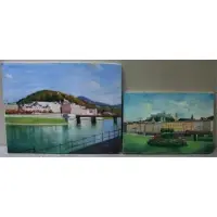 Rudolf Bernatschke, Untitled, Two Oil on Canvas European Landscape Scenes