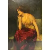 William Oliver, Meditation, Oil on Canvas