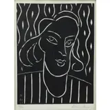Teeny by Henri Matisse, Pencil signed lower right, numbered 98/100 lower left, sold Apr 2015