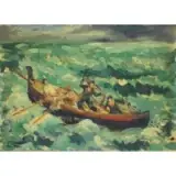 Waldo Peirce, Early Waldo Pierce / Exhibited in Paris / Given to me by sister of ex wife of WP, Oil on Artist's Board